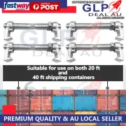 4 Clamps - 280 mm Shipping Container Galvanized Bridge Fitting Clamp