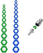 OUFKAR 21-Pieces SAE and Metric Magnetic Socket Inserts Set, 5/16" - 7/8", 8mm - 19mm Universal Magnetic Socket Insert