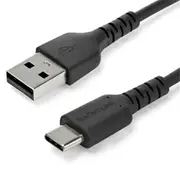 StarTech.com RUSB2AC1MB USB 2.0 - 480Mbps - 3A USB-A to USB-C Cable - 1m - Black [RUSB2AC1MB]