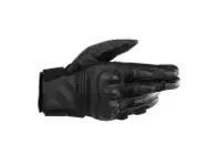 Alpinestars Phenom Leather Motorcycle Gloves - Black/Black