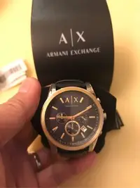 在飛比找Yahoo!奇摩拍賣優惠-蕾蕾美國A/X Armani Exchange 男錶