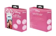 Disney Minnie Selfie Ring Light For Cellphone Phone Adjustable Lighting Recharge