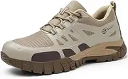 [SDEQA] Composite Toe Safety Trainers for Men Women, Soft Work Shoes with Puncture Proof Steel Toe Cap Trainers for Industrial Work Sneakers Daily Wear