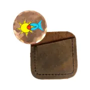 Leather Ball Marker Holder by Sunfish