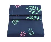 3Pcs Polyester Duvet Cover Durable Bedding Set Quilt Cover Pillowcase Sheet 01#