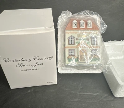 Canterbury Crossing PEPPER Lenox Spice Village Unused Not Displayed NEW IN BOX