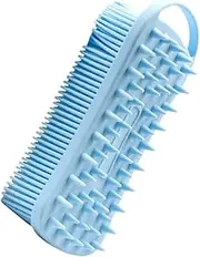 CALLARON Silicone Shower Brush Hanging Hook Practical Bath Scrubber for Washing Deep Cleaning and Self-care Easy to Clean Saving Bath Supply