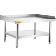 VEVOR Stainless Steel Work Table 152x76cm Kitchen Work Bench for Prep&Work