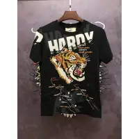 在飛比找Yahoo!奇摩拍賣優惠-亞軒潮店 潮款現出Ed Hardy 2021新款印花燙鉆老虎