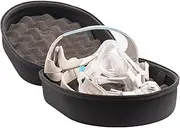 CPAP Travel Case & Mask Storage Durable with Oxford Shell, Soft Padded Interior, Ergonomic Rubber Handle, Heavy-Duty Zippers - Universal Fit for All Mask Brands