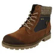 Ladies Remonte Knitted Cuff Detailed Boots *D7466*