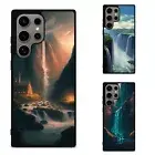 Universal Case For Samsung Galaxy Z Fold Flip 3 4 5 6 waterfall in middle forest