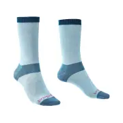 Bridgedale Base Layer Coolmax Liner Womens Socks - Sky - Md (2Pk)