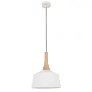 NORDIC Pendant Lamp Light Interior ES White Small Angled Dome OD270mm