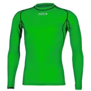 Mitre Neutron Compression SM Mens Base Layer Activewear/Gym Top Emerald