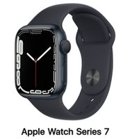 Apple Watch S7 GPS 45MM午夜黑鋁錶殼配午夜黑錶帶(MKN53TA/A)