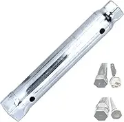 Residential Screw-in Water Heater Element Wrench & Anode Rod Hex Socket Wrench Removal Tool 1-1/16" x 1-1/2" x 6" Length