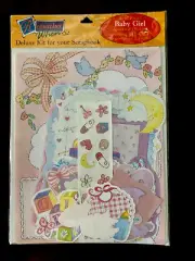 REMEMBER WHEN BABY GIRL DELUXE SCRAPBOOKING KIT NEW IN PACKAGE ACID FREE