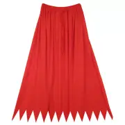 32" Red Cape ~ HALLOWEEN SUPERHERO, DEVIL, VAMPIRE, KING COSTUME SAWTOOTH CAPE