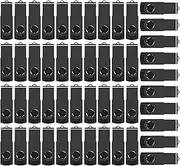 [AreTop] 50 Pack 8GB Bulk Flash Drives USB 2.0 Thumb Jump Pen Swivel Memory Stick Bulk USB Drives (50 Pack, Black)