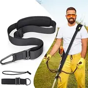 Andy's Orchids Shoulder Strap, Trimmer Strap for Weed Eater Shoulder Strap, Easy Release Brush Cutter Harness Compatible with for EGO String Trimmer, Leaf Blower