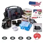 Compact Red Reusable Lunch Bag: Meal Prep Containers & Freezer Safe Design