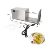 Automatic Electric Potato Tower Twister Stainless Steel Spiral Slicer Chips 110V