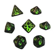 Black Oak Workshop 7-set Tentacles: Ichor and Slime Dice