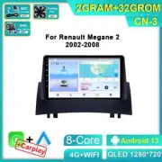 For Renault Megane 2 2002-2008 Android Car Radio CarPlay Multimedia Player GPS