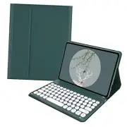 for Kindle Fire HD 10 Keyboard case 2021,Detachable Round Keys Keyboard Teal