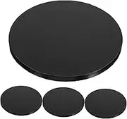 SOLUSTRE 4pcs Thickened Cake Drum Board Multi Function Cake Holder Plate for Display and Decoration for Birthdays Weddings and Other Occasions