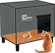 Elevated Heated Cat House - Spacious, Weather-Resistant & Safe for Feral Cats
