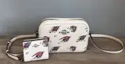 COACH CW028 Cosmic Jamie Camera Bag Rocket Print & Matching Snap ID Wallet CW971