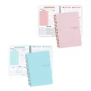 Twin Coil Binding Weekly Planner 52 Week Journal Notebook 104 Page Undated