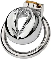 Chastity Lock Metal Flat Chastity Cage Penis Cage Exercise Sissy Male Chastity Cage Invisible Cock Cage for Men Bondage Sex Toys to Prevent Erection for Male