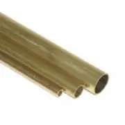 KS Metals Round Tube 1/2X36 4 Pcs In Outer Brass *