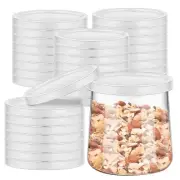 32 Pcs Yogurt Container Lids Replacement Compatible with Oui Yogurt Jars
