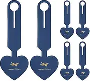 [Generic] Travel Suitcase Tags,PU Leather Waterproof Luggage Tags - Fashionable Portable Suitcase Tags, Scratch-Resistant Luggage Tags for Backpacks