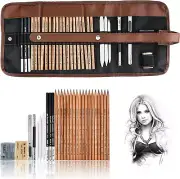 Drawing Pencils, Art Supplies Sketch Pencils Kit for Kids Adults, Professional C