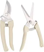 Mipcase 1set Gardening Pruning Shears Ergonomic Trimming Scissors with Safety Lock for Effortless Orchard and Tree Maintenance 2pcs
