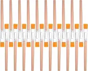 20pcs Paint Brushes Set, 1.38in Nylon Hair Flat Paintbrushes Artist Wood Paint Brushes for Acrylic Oil Watercolor Nail Face Art Detail Painting Gouache Paint