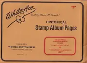 White Ace Stamp Album Pages - Commemorative Singles - 1987 - "P"