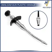 NEW AMALGAM GUN PLASTIC HANDLE DENTAL SYRINGE SURGICAL STAINLESS STEEL