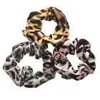 nOir Jewelry Ombre Leopard Scrunchies 3 Pack NWT Hair Band Bracelet Holiday Gift