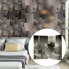 Gray Wallsticker Kitchen Bathroom Wallsticker 3D Effect Design Damp-Proof