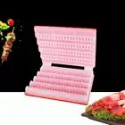 4 Row BBQ Meat Skewer Machine Kitchen Accessories
