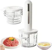 Grinder for Kitchen | Portable Vegetable Shredder - Compact Electric Shredder Kitchen Tool for Meal Prepping, Vegetable, Fruit, Baby Food