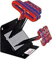 EKLIND 50918 Cushion Grip Hex allen wrench T-Handle Key Combo- 9in Inch/MM (2 sets 18pc) w/stand