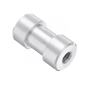 2Pcs1/4 Inch to 3/8 Inch BE Female to Female Adapter Screw Mount Nut For Flash Light