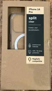 Atom Studios - Split Clear Phone Case with Magsafe for Apple iPhone 14 Pro